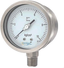 SS Pressure Gauge (Bourdon Type)